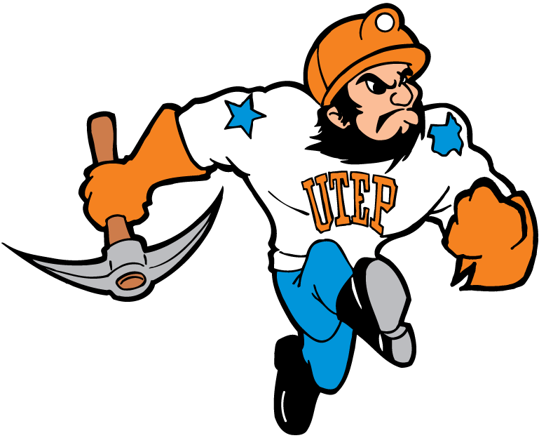 UTEP Miners 1992-2003 Mascot Logo t shirts iron on transfers v2...